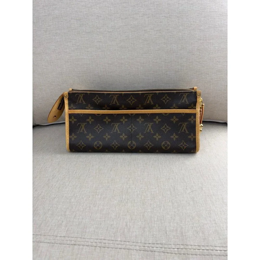 LOUIS VUITTON Brown Monogram Canvas Popincourt Long GHW